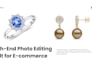 do professionally high end jewelry retouching for you